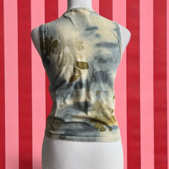 Y2K blushe Yellow and blue Tank Top - Picture 3 of 4